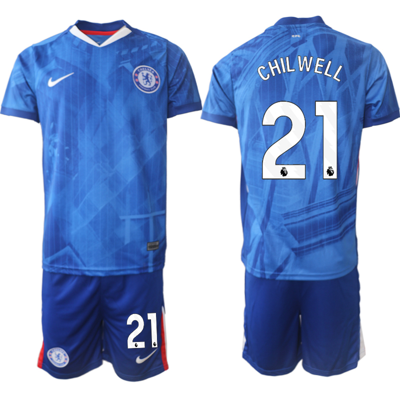 Men 2025-2026 Club Chelsea FC home Blue #21 Soccer Jersey->chelsea jersey->Soccer Club Jersey
